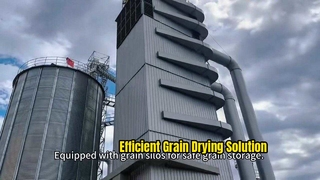 500トン米・トウモロコシ乾燥倉庫設備一式 インテリジェント電子制御