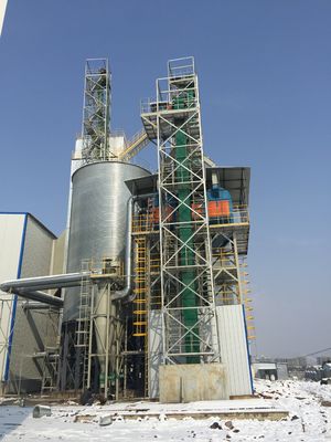 工業級耐久性トウモロコシ乾燥機 大規模乾燥のための清潔な熱気暖房介質