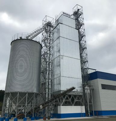 直感的なタッチスクリーン パディードライヤー マシン 処理容量 100-800 t/d 熱消費 5000-7000 kJ/kg スマートオートメーション