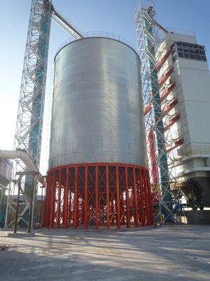 貯蔵を最大化する 穀物鉄鋼シロ 空間効率とリサイクル可能な部品