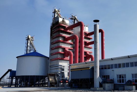 クリーン・ホットエア・トウモロコシ乾燥機 処理容量30~1500T/D ≤2%の乾燥不均等性