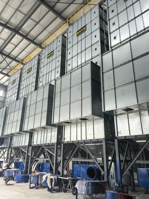 オンライン温度検出 小型穀物乾燥機 自動制御と安全保護装置付き